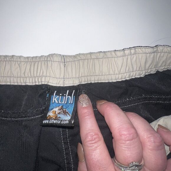 Kuhl Skirt Womens Large Black Mini Drawstring Sporty Athleisure Elastic Waist - Picture 6 of 12